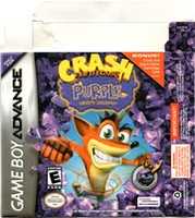 Free download Crash Bandicoot Purple: Riptos Rampage [AGB-BD4E USA] (Case Variant) Box Scan free photo or picture to be edited with GIMP online image editor